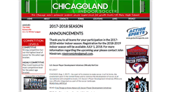 Desktop Screenshot of chicagolandindoorsoccer.com